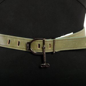 C'N'C Costume National  Women's Green  100% Leather Belt